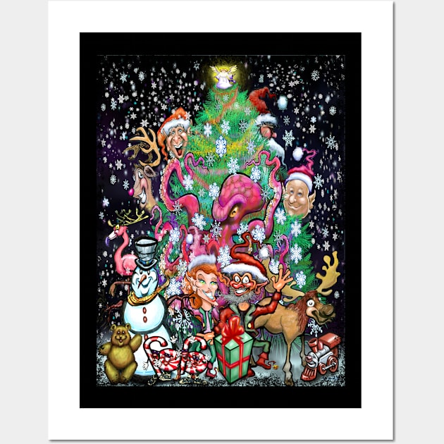 Christmas Party Wall Art by Kevin Middleton